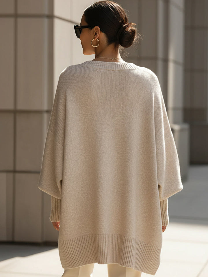 Aster | Oversized Poncho Sweater