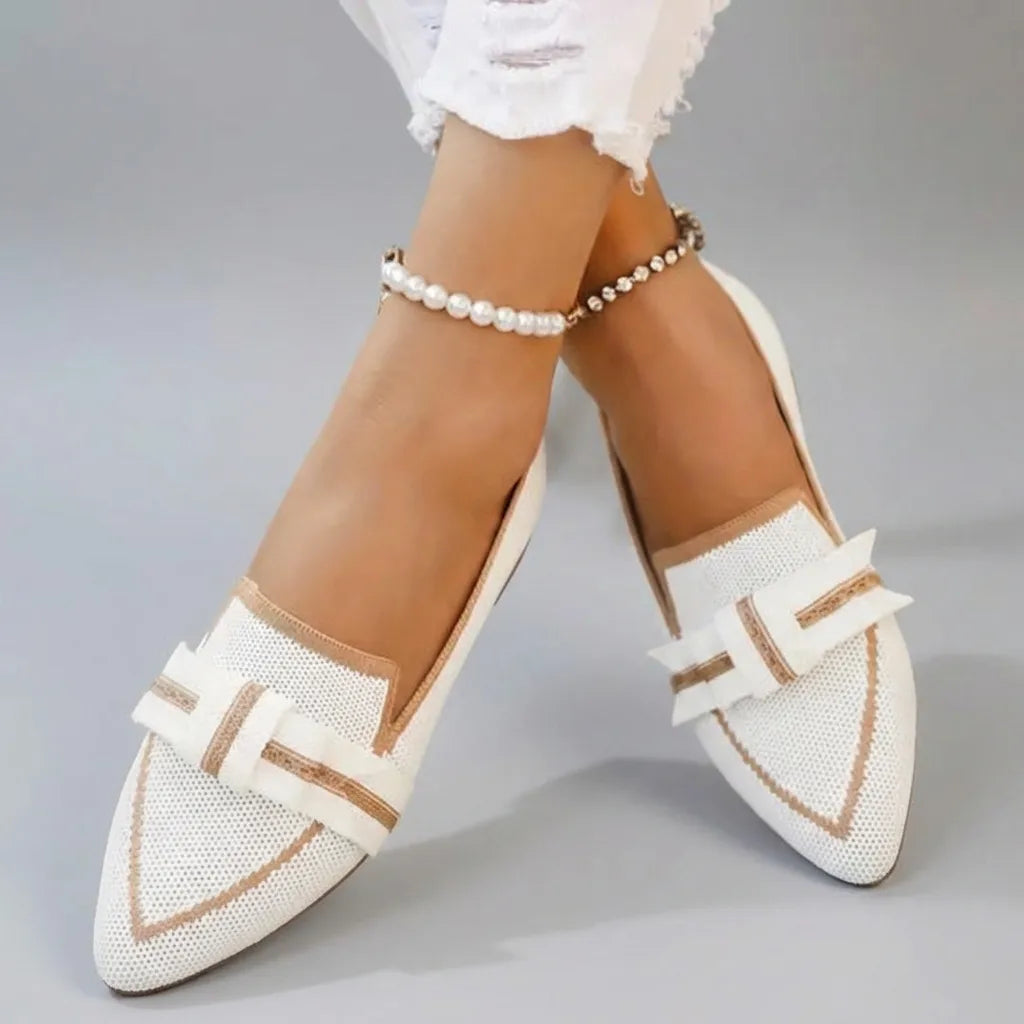 Blaire Contrast Knit Loafers