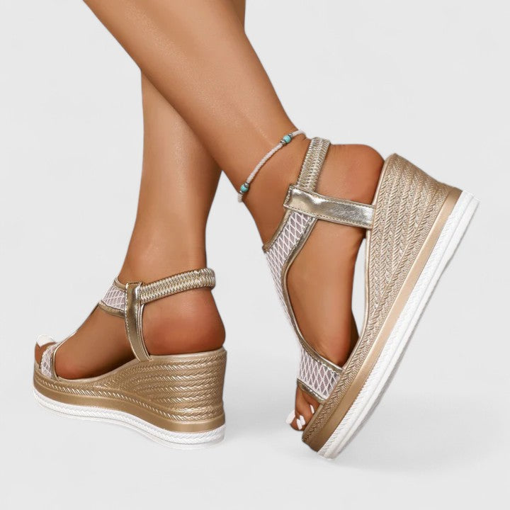 Jessica Orthopedic Wedge Sandals