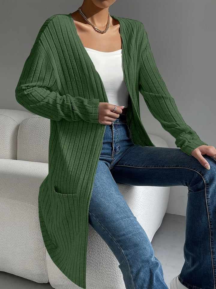 Soft Stretch Long Sleeve Cardigan