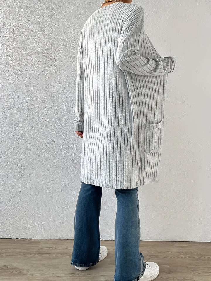 Soft Stretch Long Sleeve Cardigan