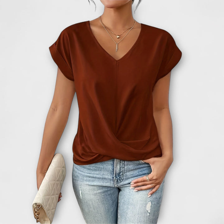 Sadie | Elegant V-neck Top