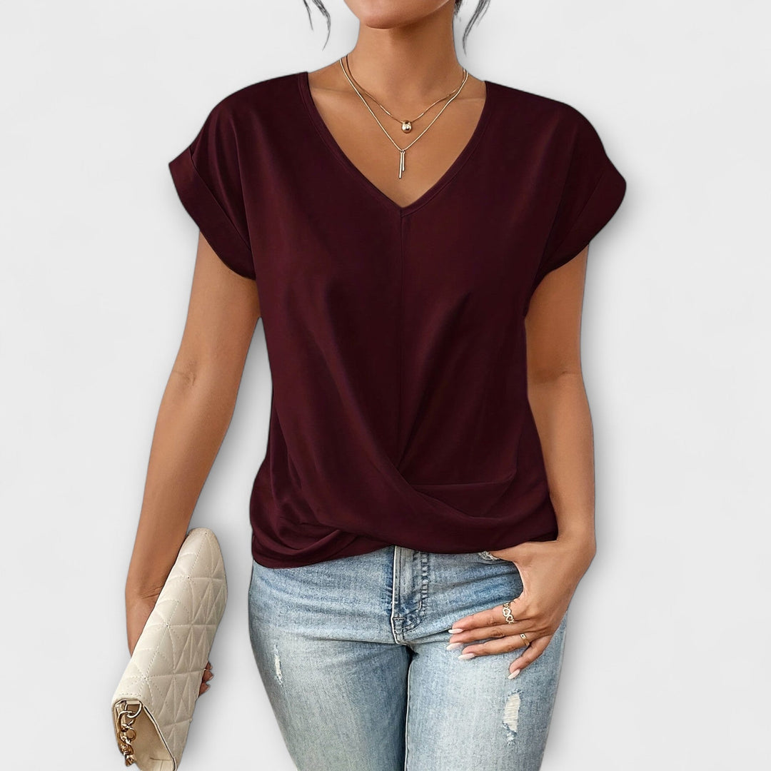 Sadie | Elegant V-neck Top