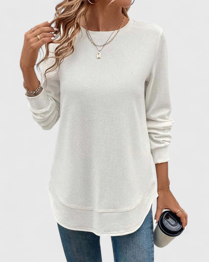 June | Elegant O-Neck Long Sleeve