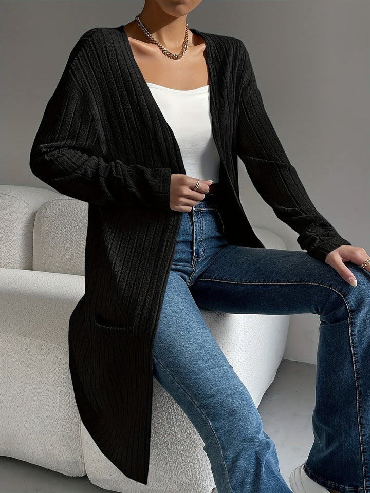 Soft Stretch Long Sleeve Cardigan