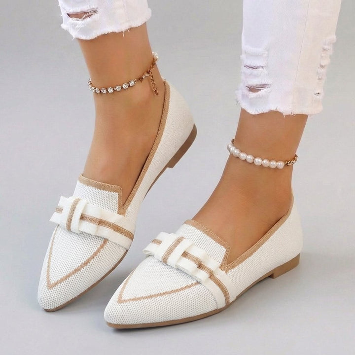 Blaire Contrast Knit Loafers