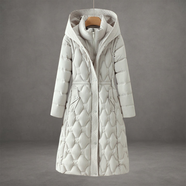 Serena Long Quilted Winter Coat