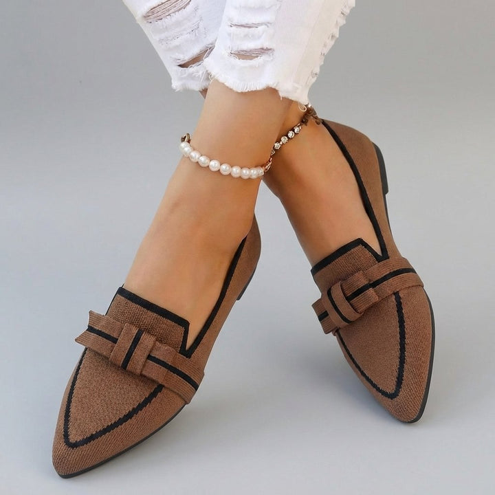 Blaire Contrast Knit Loafers
