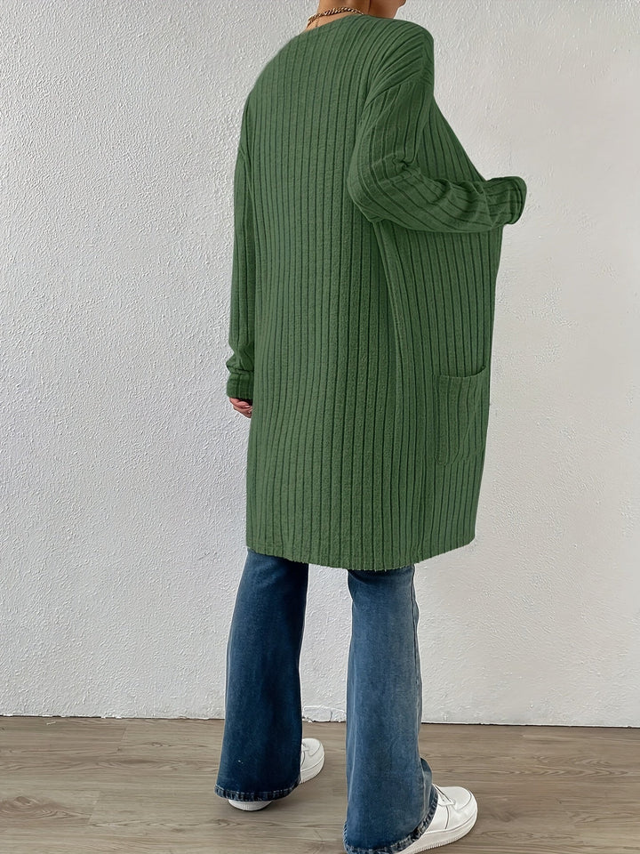 Soft Stretch Long Sleeve Cardigan