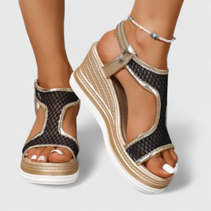Jessica Orthopedic Wedge Sandals