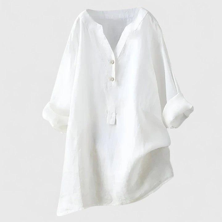 June | Elegant Button-Front Shirt