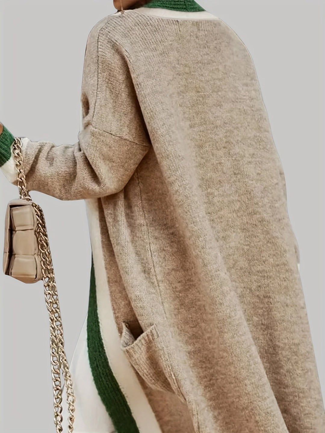 Long Loose Cardigan with Pockets