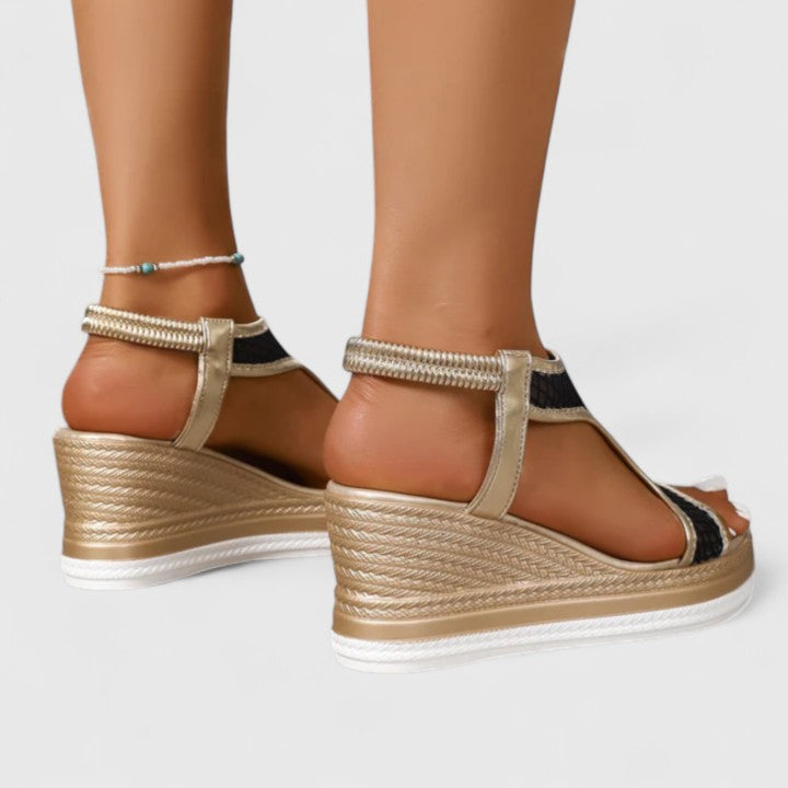 Jessica Orthopedic Wedge Sandals