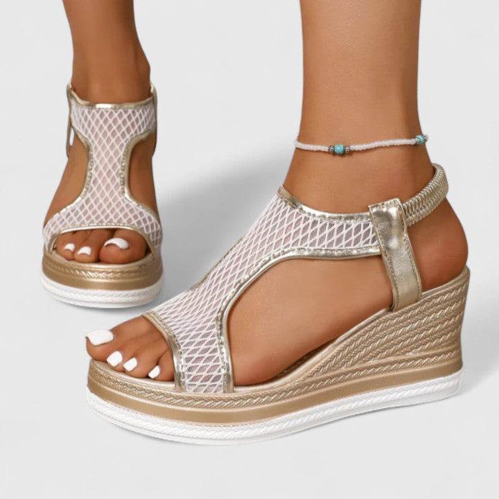 Jessica Orthopedic Wedge Sandals