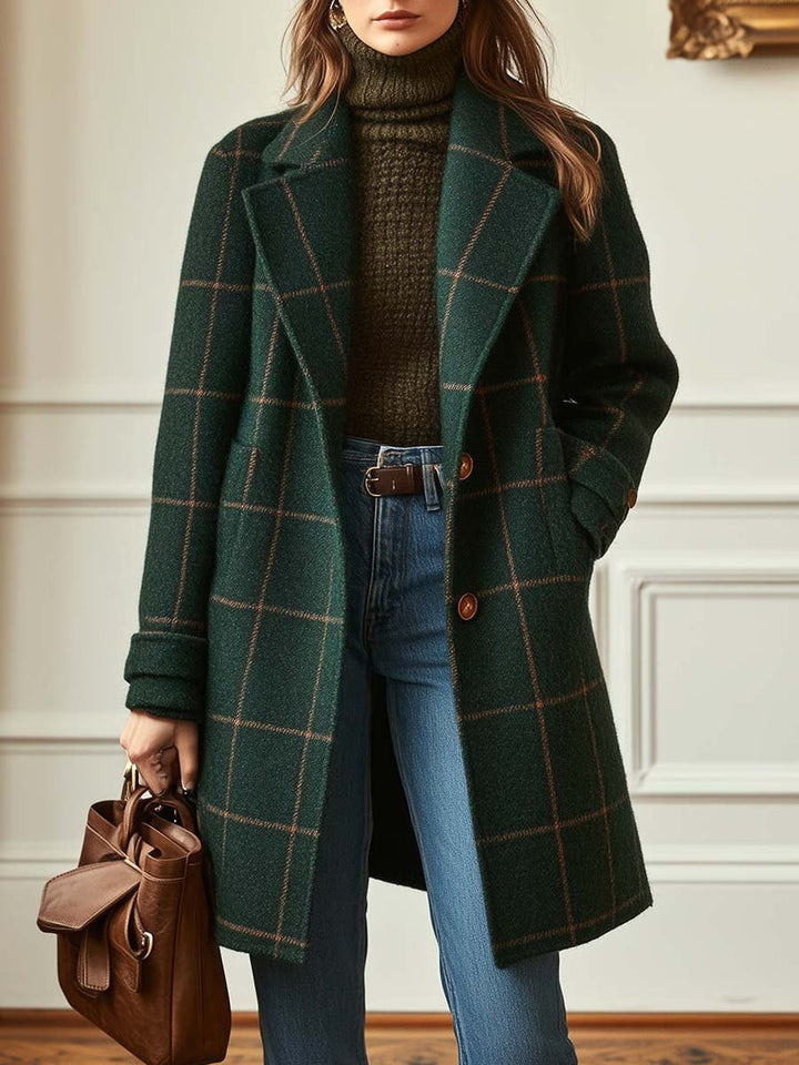 Highland Willow Check Coat