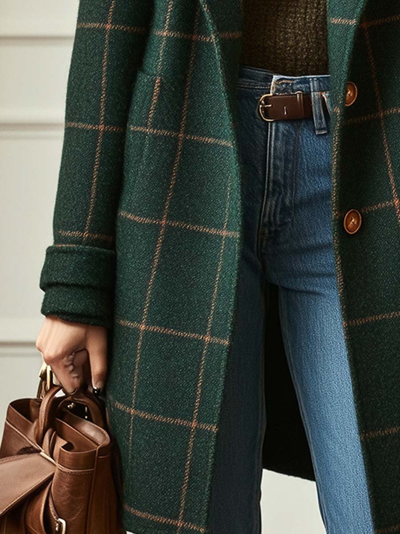 Highland Willow Check Coat