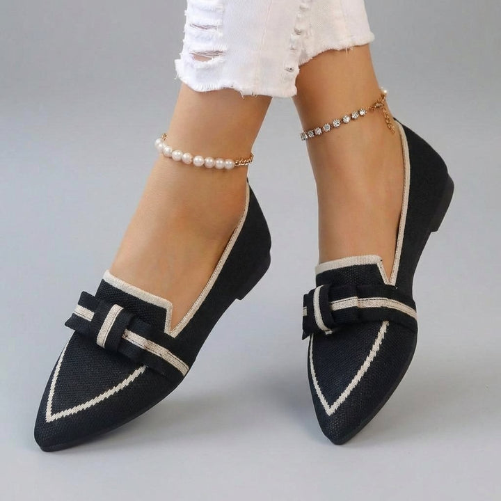 Blaire Contrast Knit Loafers